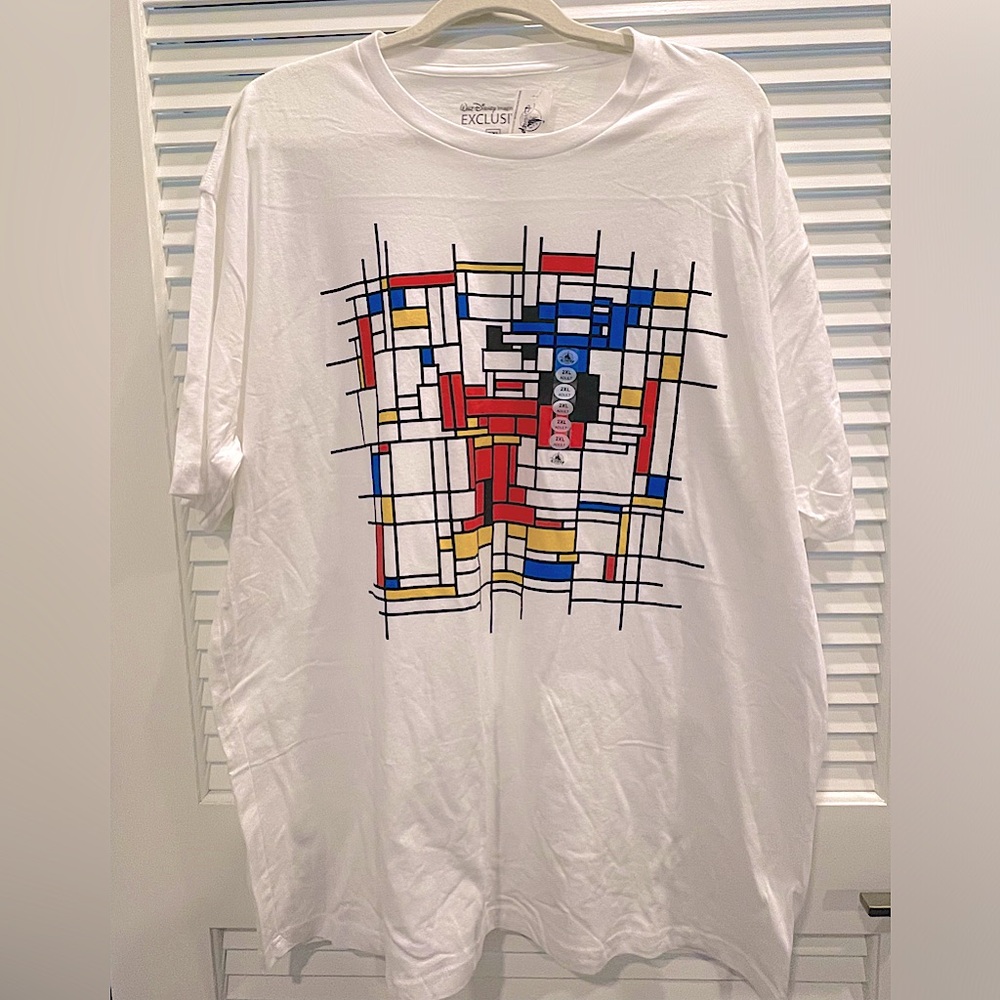 NWT Disney Mickey Fantasia White Tee